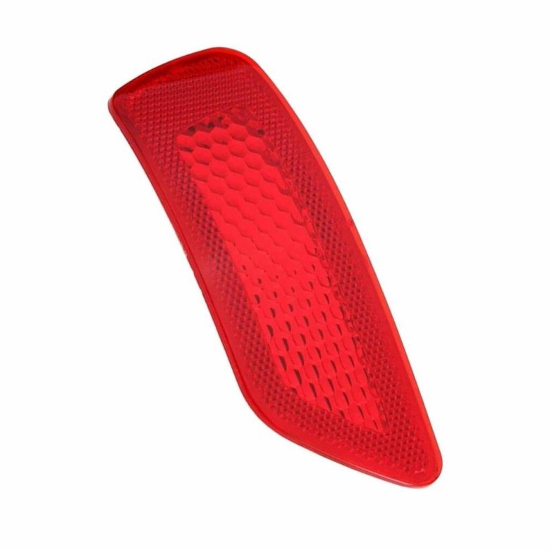 Отражатель заднего бампера левый