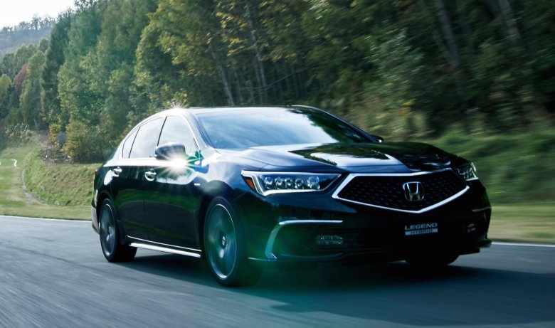 Honda Legend Hybrid self Driving car
