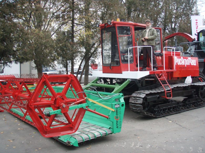 Жатка рисовая самоходная ГМ 100