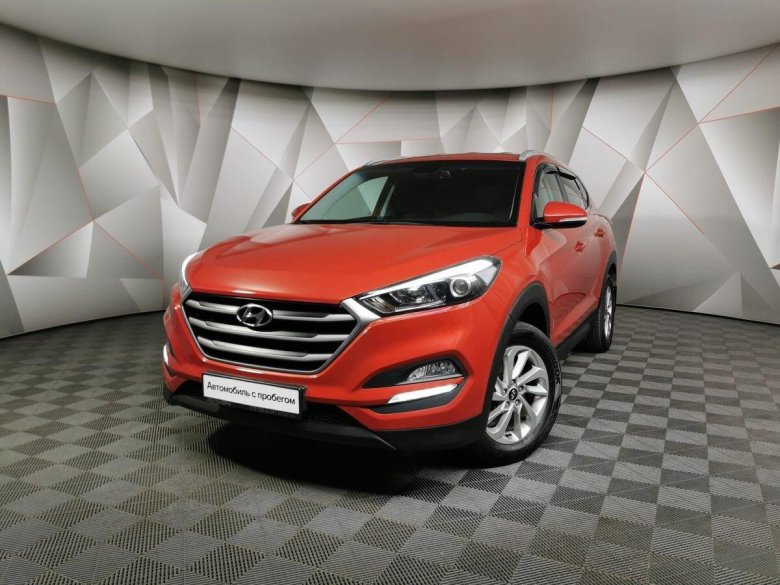 Hyundai Tucson 2018 — 2021 III Рестайлинг красный