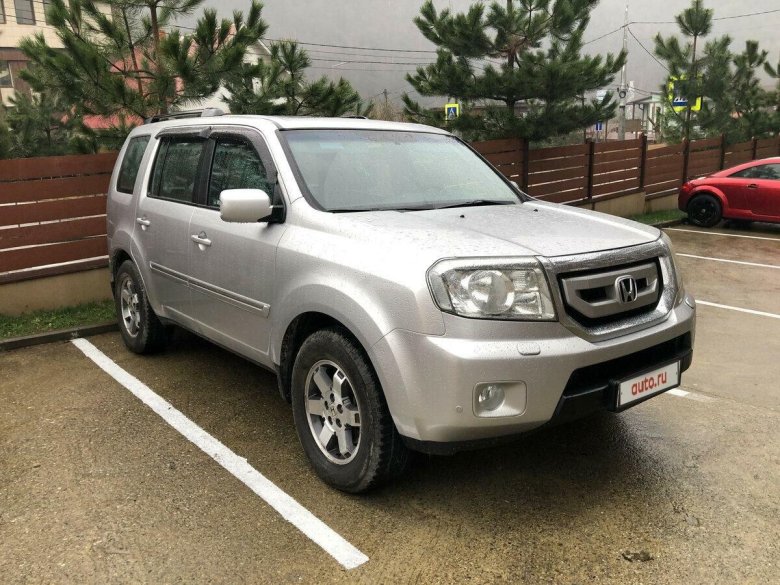 Хонда пилот серебристая