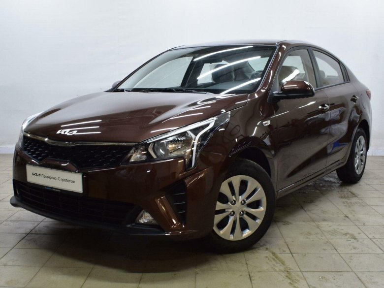 Киа Рио черный цвет