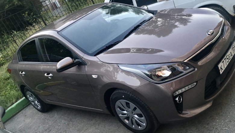 Kia Rio 2021 тонированная