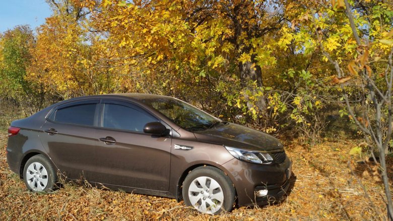 Киа Рио 4 коричневый