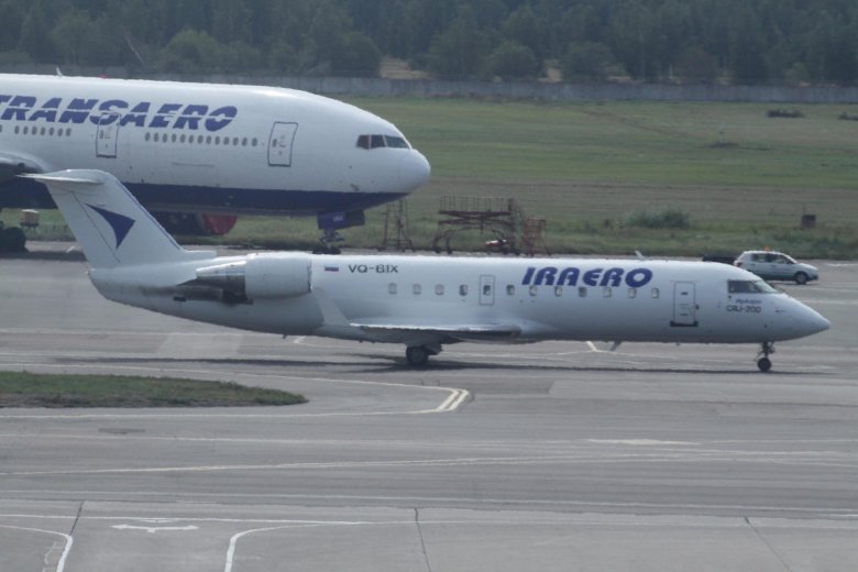 ИРАЭРО рейс io 202 CRJ