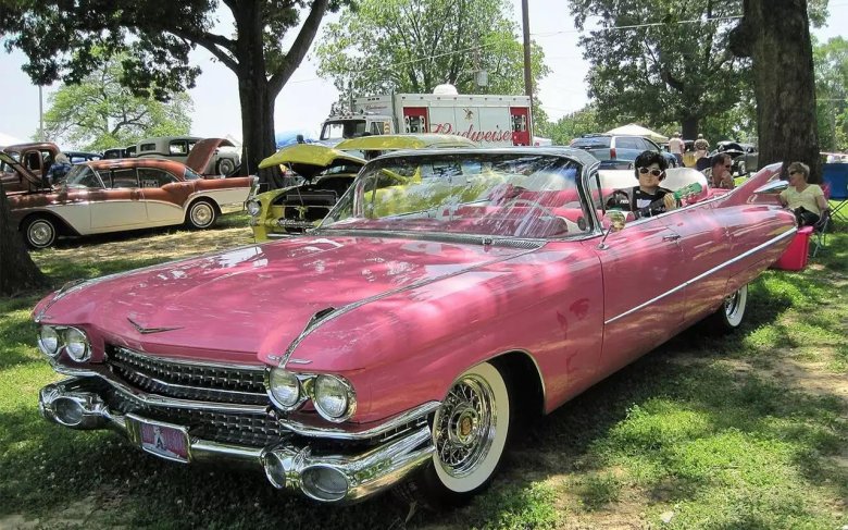 Cadillac eldorado 1959 pink