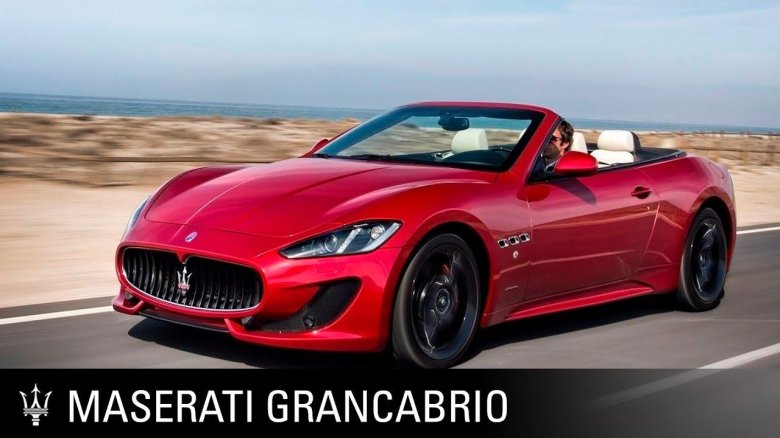 Maserati GRANCABRIO красный