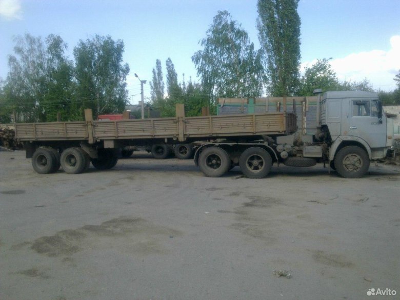 КАМАЗ 5410 седельный тягач с полуприцепом