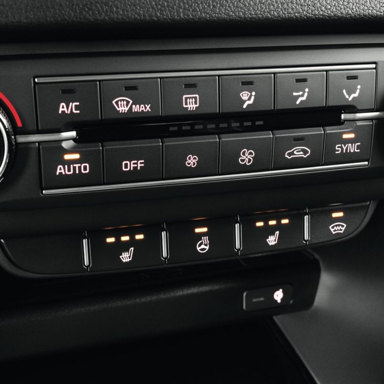 Климат контроль Kia Soul