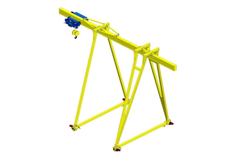 Козловой кран (1 т, 3.5 м, пролет 2.4 м) Tor sb0902 1191103