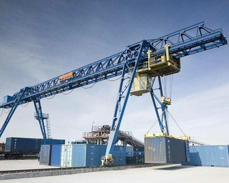 Кран козловой контейнерный мккс-42км балткран