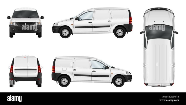 Лада Ларгус фургон вектор