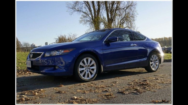 Аккорд купе 2008 синяя