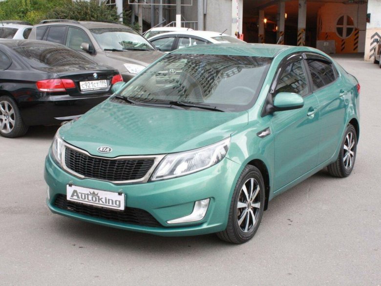 Киа Рио 3 зеленая