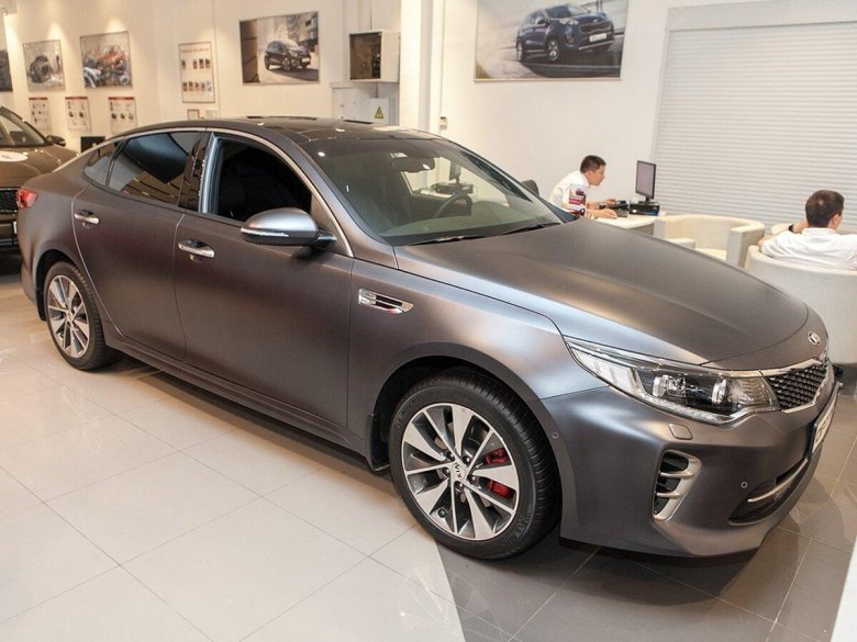 Киа Оптима 2017 серая