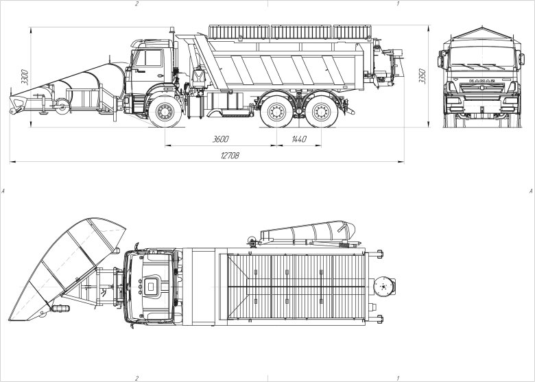 Комбинированная дорожная машина «ДМК-55»
