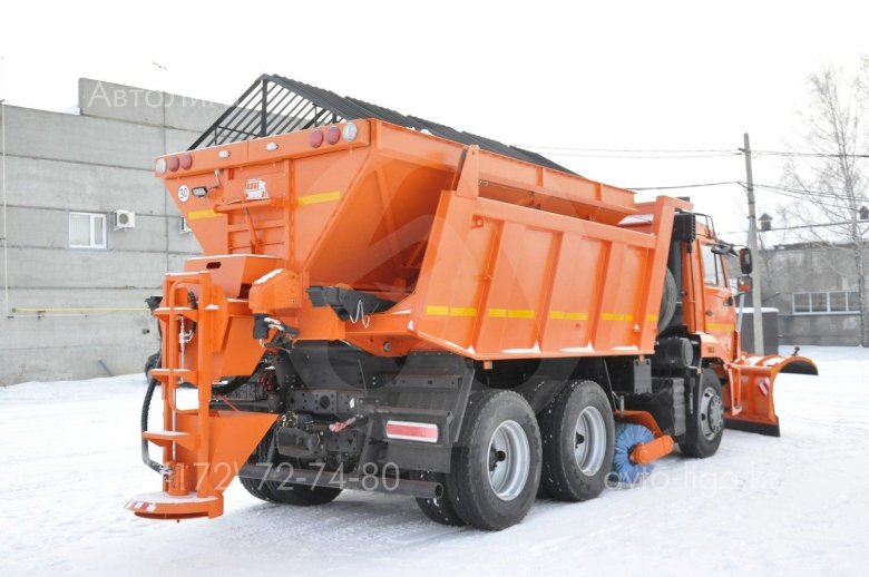 КАМАЗ-65115 самосвал пескоразбрасыватель