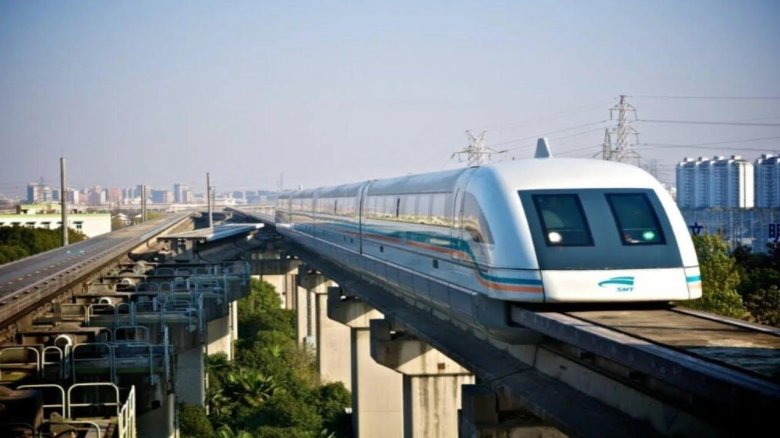 Поезд Маглев в Шанхае