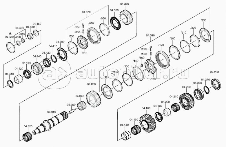 Синхронизатор 3-4 передачи ZF 16s151