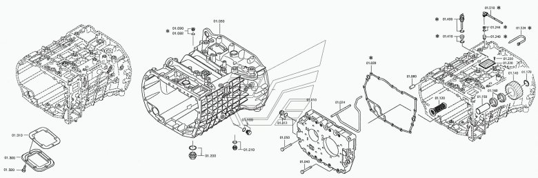 Коробка КАМАЗ ZF 9s1310схема