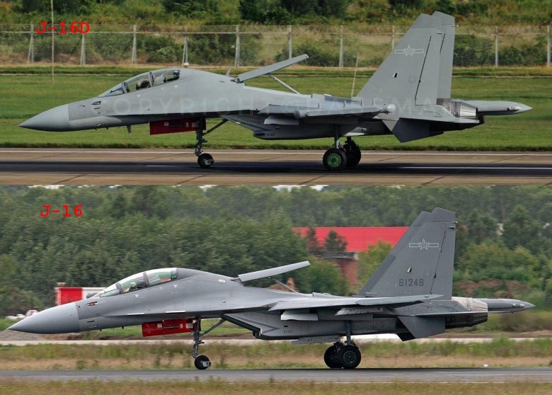 Shenyang j-16d.