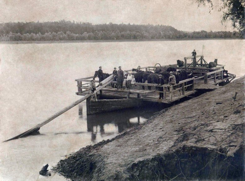 Паромная переправа 19 век