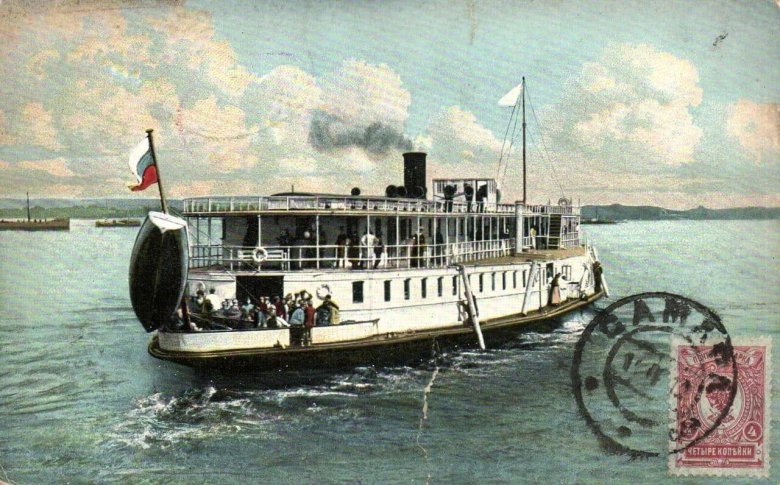 Пароход «общества по волге» «императрица александра»