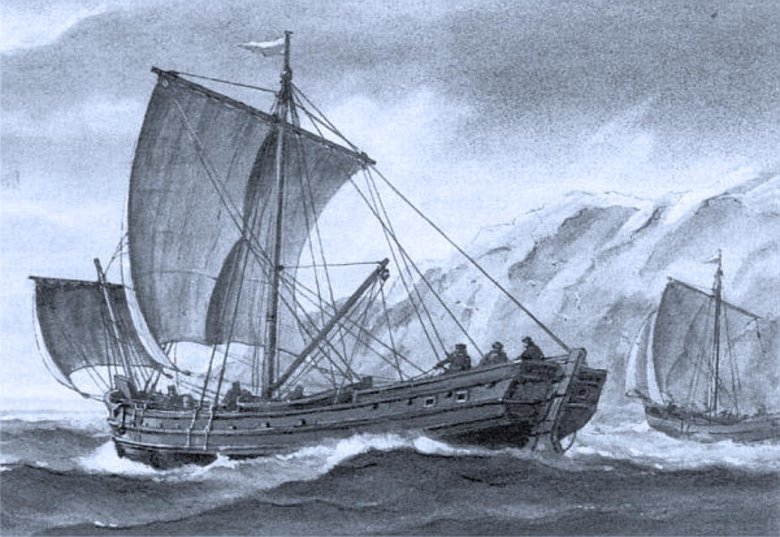 Коч Дежнева корабль