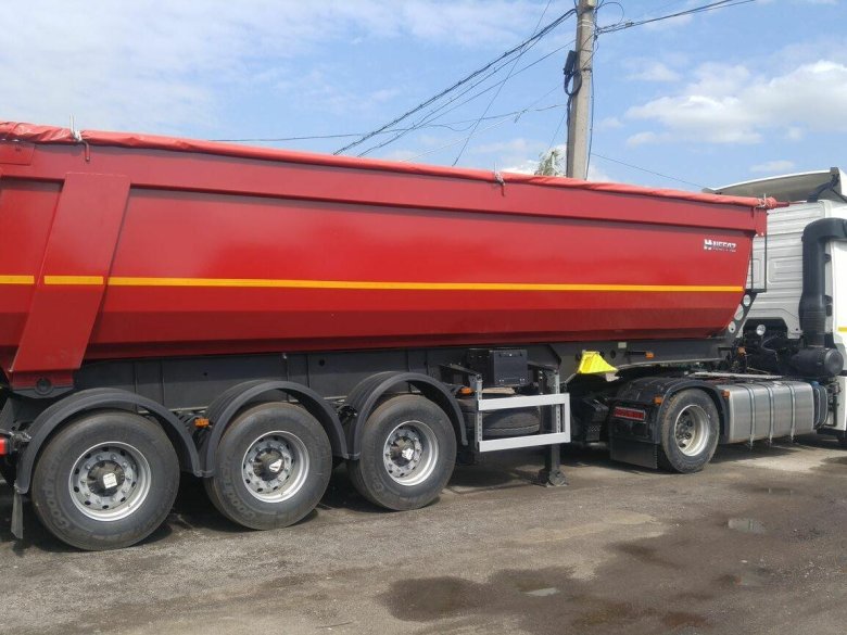 КАМАЗ 5490 С самосвальным полуприцепом