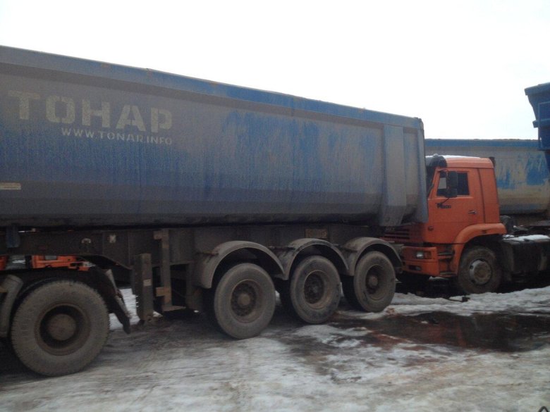 Самосвальный полуприцеп тонар
