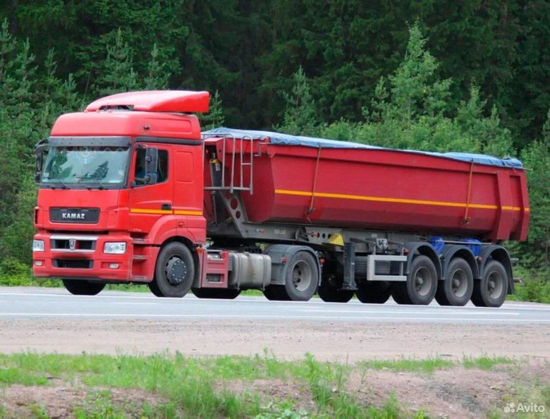 Камаз 5490 с полуприцепом