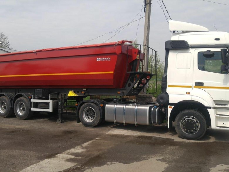 КАМАЗ 5490 Нео с полуприцепом самосвал