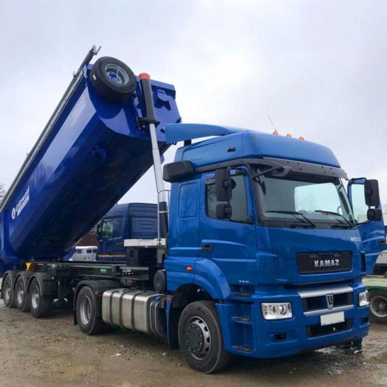 Установка гидравлики на тягач КАМАЗ