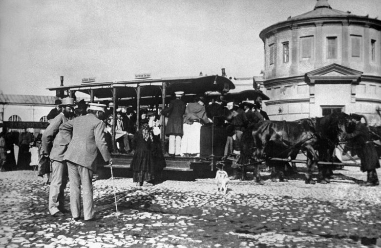Конка в России в 19 веке