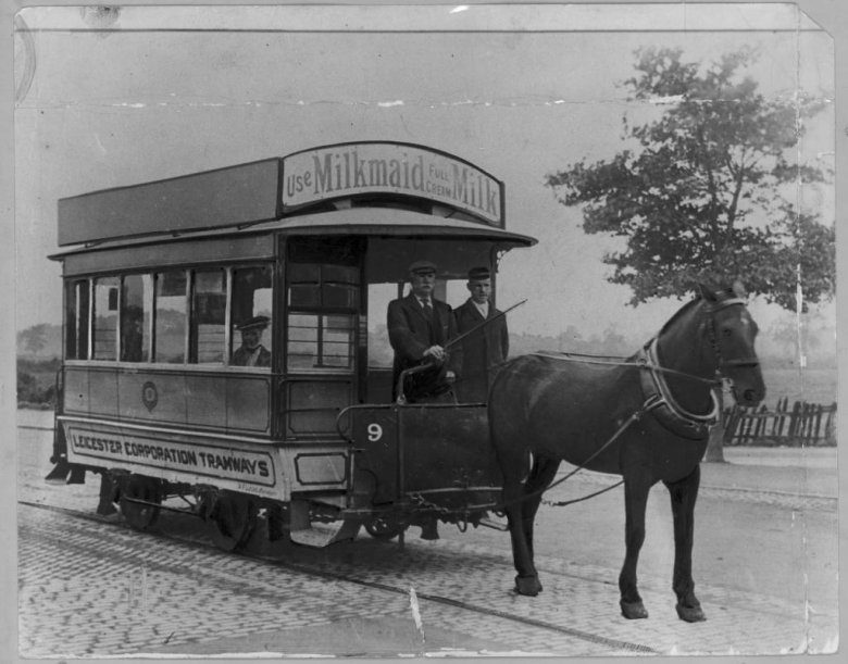 Конка трамвай на конной тяге