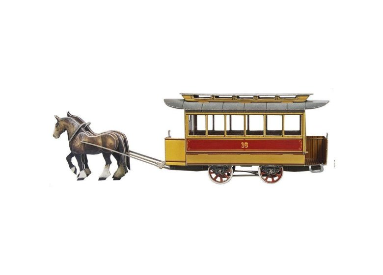 Сборная модель из картона "Конка".