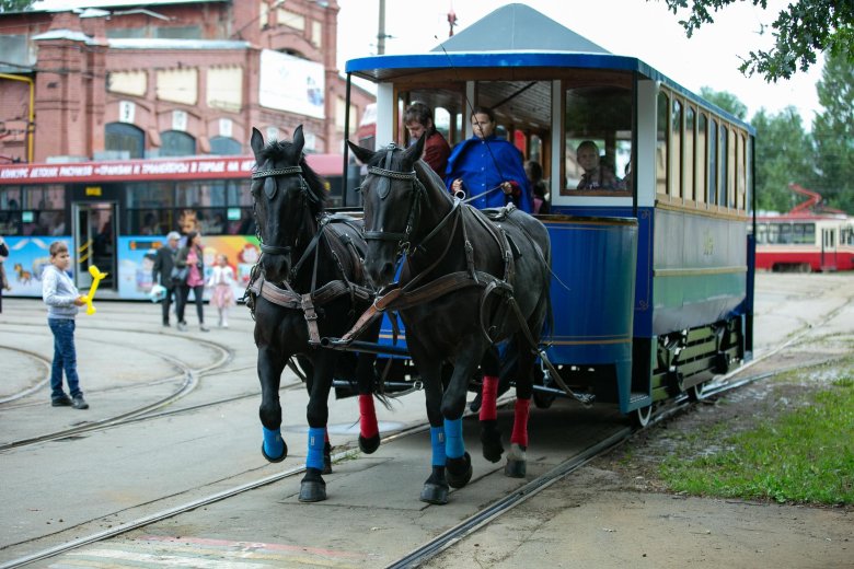 Омнибус Конка трамвай