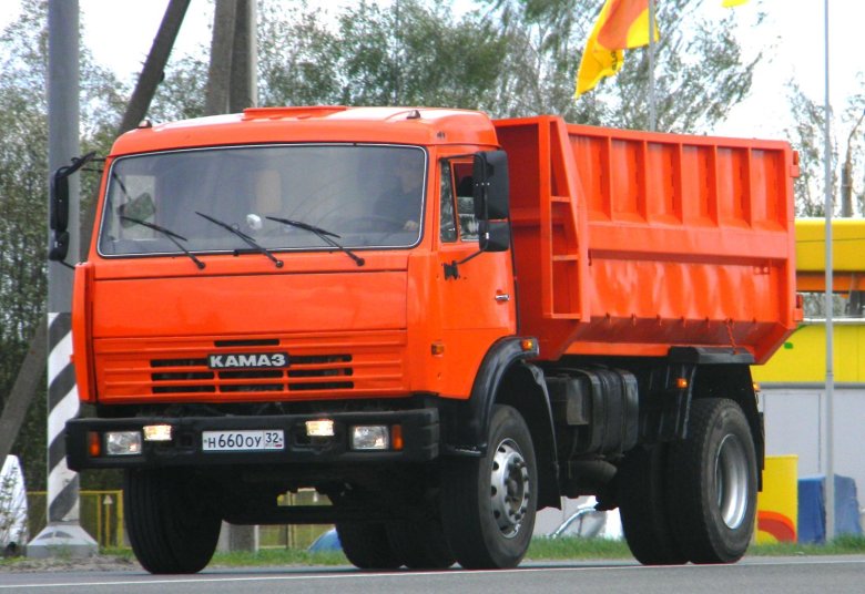 КАМАЗ самосвал одноосный 43255