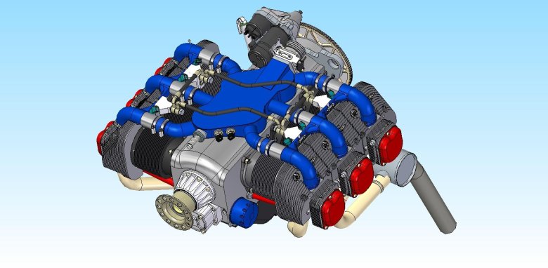 Оппозитный двигатель ul260i